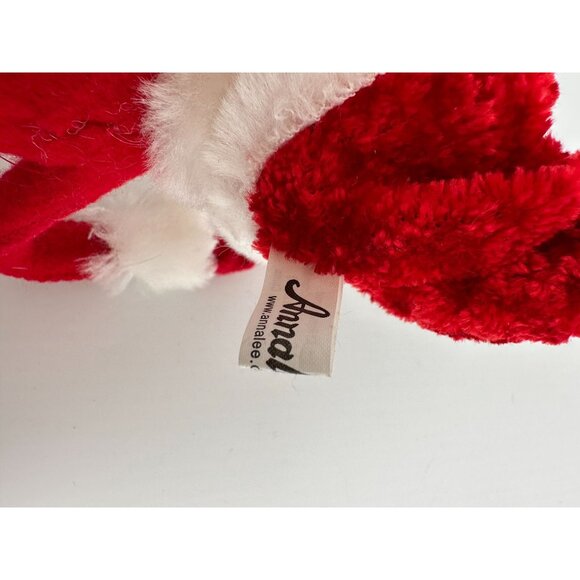 Annalee 2012 Christmas Elf Doll With Red & White Santa Outfit Holly 8 inch - Picture 5 of 8